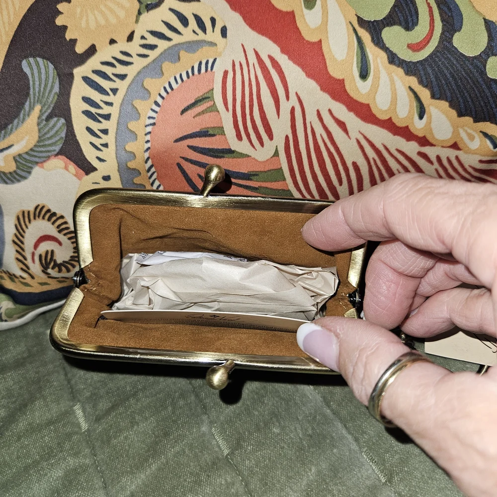 Patricia Nash Gold Key & Card Holder